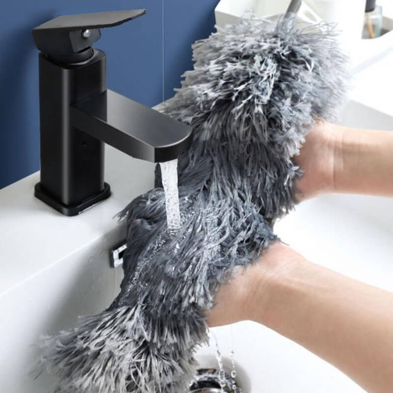 🧹✨ Bâtonnet nettoyant rétractable – Pliable, lavable, atteint les hauteurs sans escabeau, l’outil malin pour dépoussiérer plafonds, luminaires et meubles hauts en toute sécurité 🏠💪