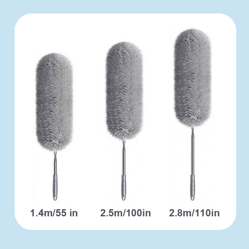 🧹✨ Bâtonnet nettoyant rétractable – Pliable, lavable, atteint les hauteurs sans escabeau, l’outil malin pour dépoussiérer plafonds, luminaires et meubles hauts en toute sécurité 🏠💪