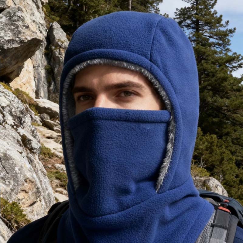 🧣50% DE RÉDUCTION!✨Cagoule Unisexe Coupe-Vent - Matière Polaire Respirante avec Protection Visage Intégrale pour Sports d'Hiver❄️🔒