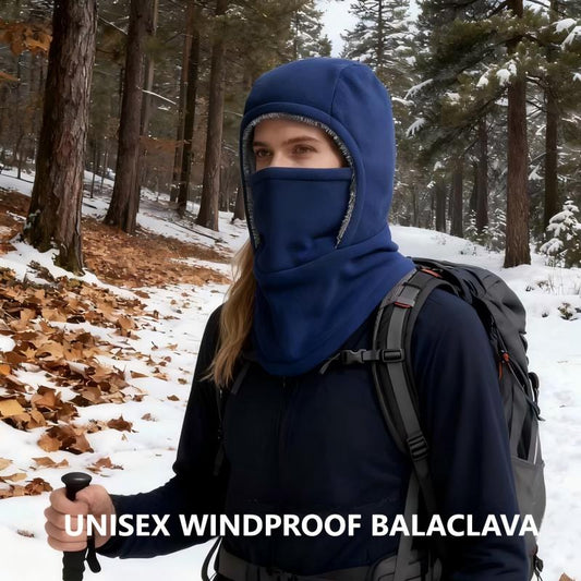 🧣50% DE RÉDUCTION!✨Cagoule Unisexe Coupe-Vent - Matière Polaire Respirante avec Protection Visage Intégrale pour Sports d'Hiver❄️🔒