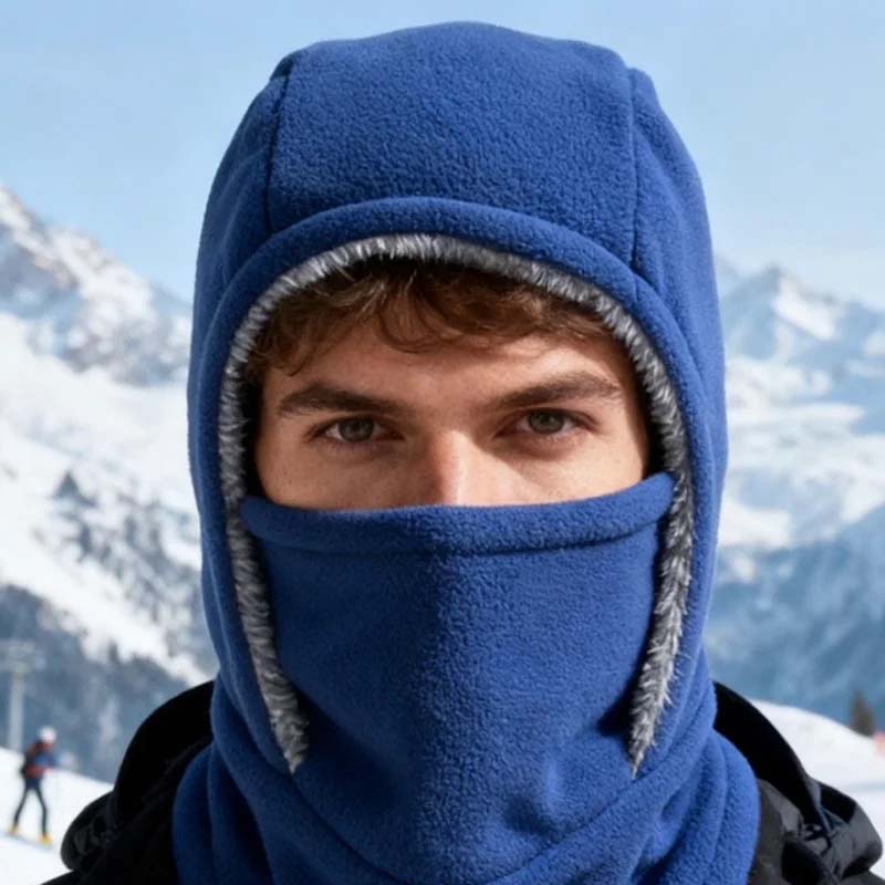 🧣50% DE RÉDUCTION!✨Cagoule Unisexe Coupe-Vent - Matière Polaire Respirante avec Protection Visage Intégrale pour Sports d'Hiver❄️🔒