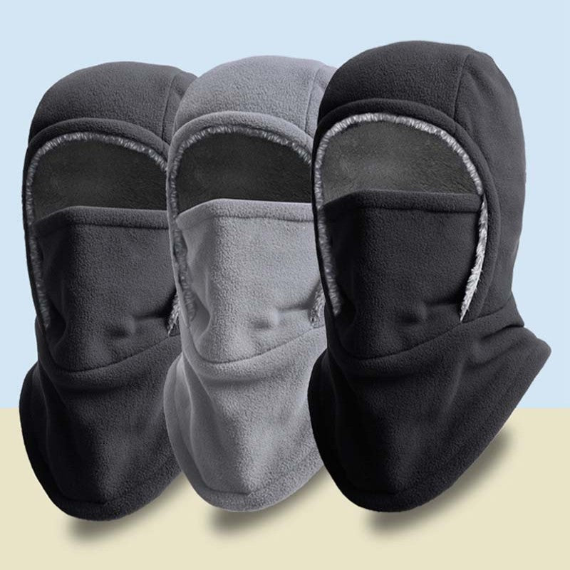 🧣50% DE RÉDUCTION!✨Cagoule Unisexe Coupe-Vent - Matière Polaire Respirante avec Protection Visage Intégrale pour Sports d'Hiver❄️🔒