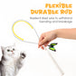 🐱 50% DE RÉDUCTION! 🎣 Jouet Interactif pour Chat avec Ventouse – Rotation 360° & double mode automatique – Stimule l'instinct de chasse et divertit votre félin ✨