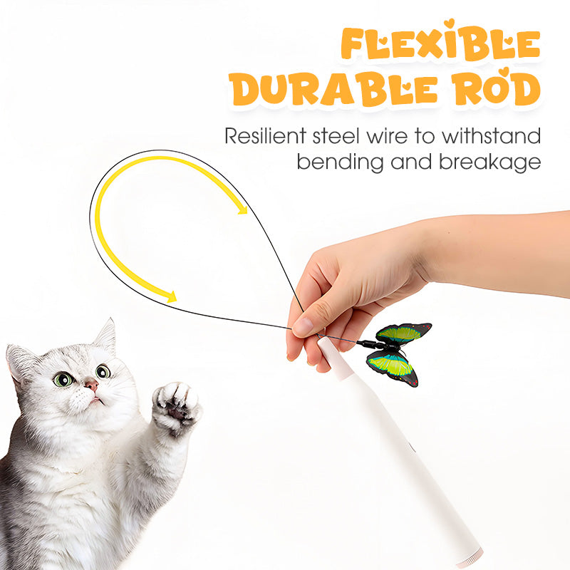 🐱 50% DE RÉDUCTION! 🎣 Jouet Interactif pour Chat avec Ventouse – Rotation 360° & double mode automatique – Stimule l'instinct de chasse et divertit votre félin ✨