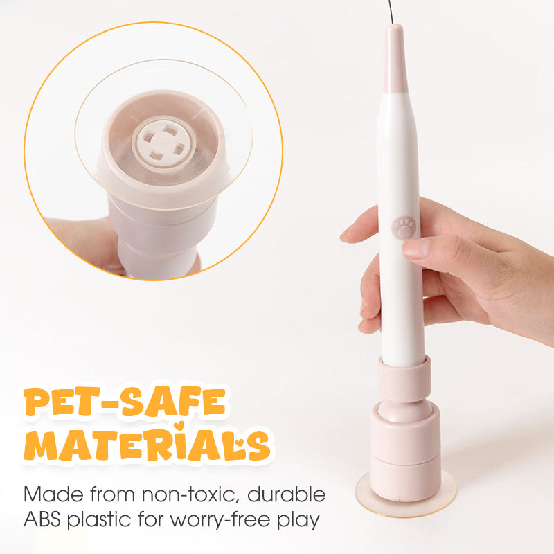 🐱 50% DE RÉDUCTION! 🎣 Jouet Interactif pour Chat avec Ventouse – Rotation 360° & double mode automatique – Stimule l'instinct de chasse et divertit votre félin ✨