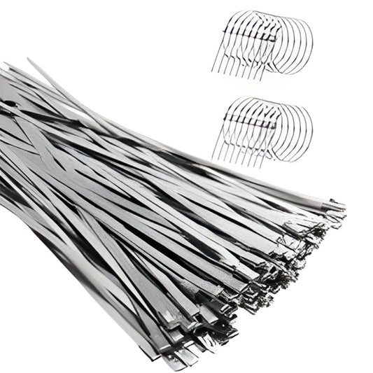 📢 50% DE RÉDUCTION ! ⏰ Attaches de Câbles Inox Auto-Verrouillage – Acier Inoxydable – Réutilisables & Résistantes for Extérieur