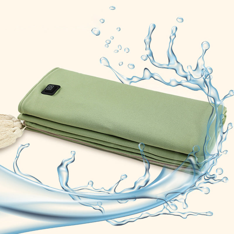 📢📢50 % de réduction🎅Châle chauffant lavable avec fermeture éclair et port USB
