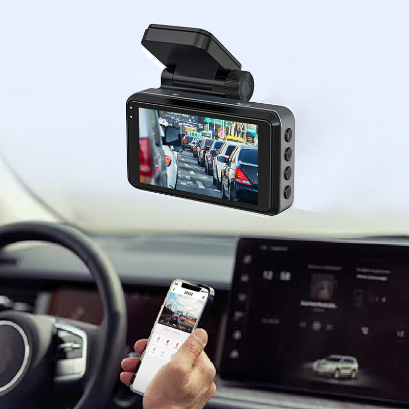Dash Cam 4K Ultra HD - Vision Nocturne, Wi-Fi & Enregistrement en Boucle