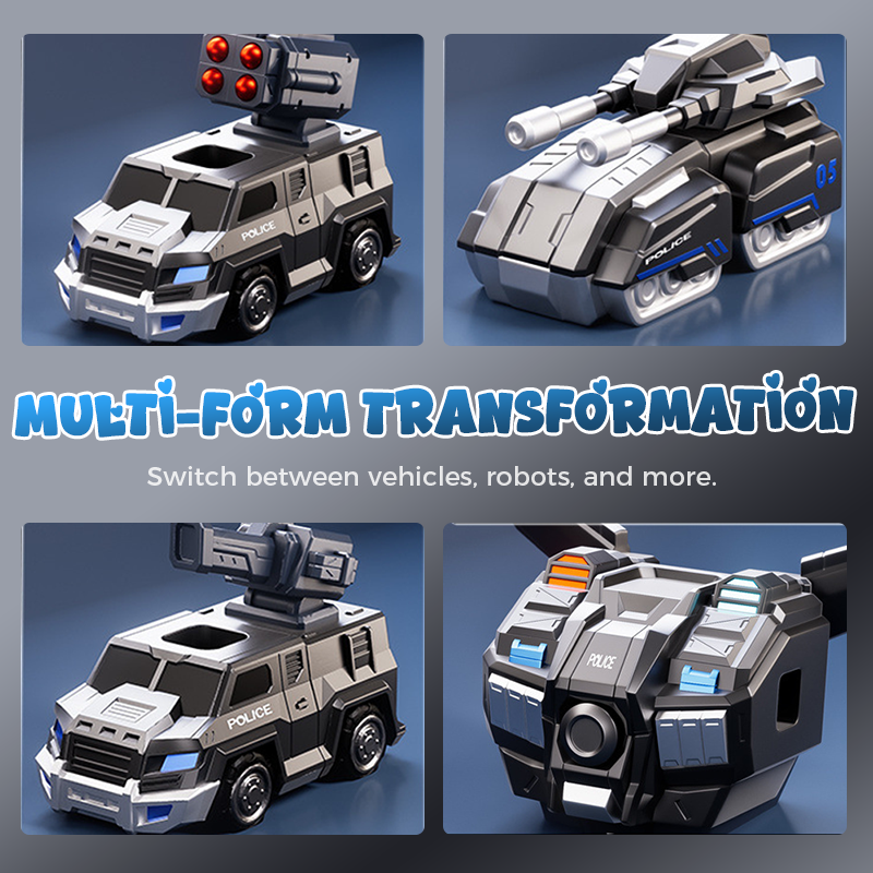 📢50% DE RÉDUCTION !✨Voiture et robot transformables magnétiques 9 en 1