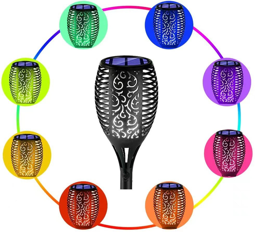 💖 RÉDUCTION EXCEPTIONNELLE -50%-64% ! 🔆 Torches Solaires de Jardin – Allumage Automatique au Crépuscule – IP65 & Sans Fil pour Ambiance Magique 🌿