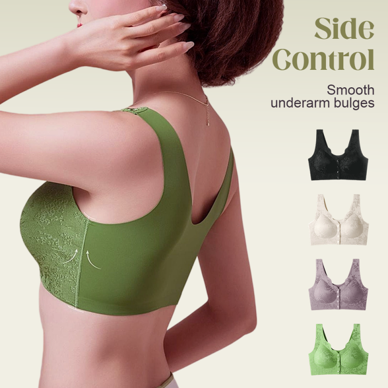 Soutien-Gorge Confortable Sans Armature avec Fermeture Frontale