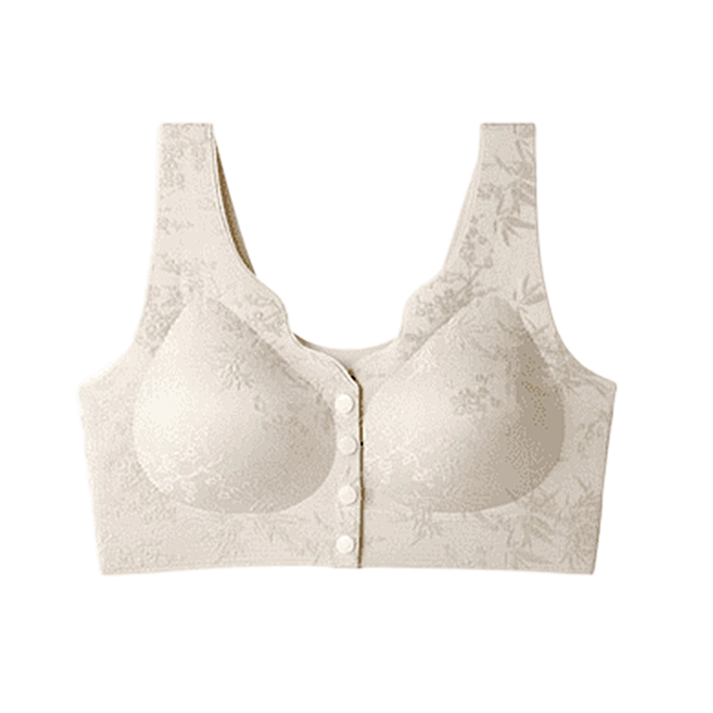 Soutien-Gorge Confortable Sans Armature avec Fermeture Frontale