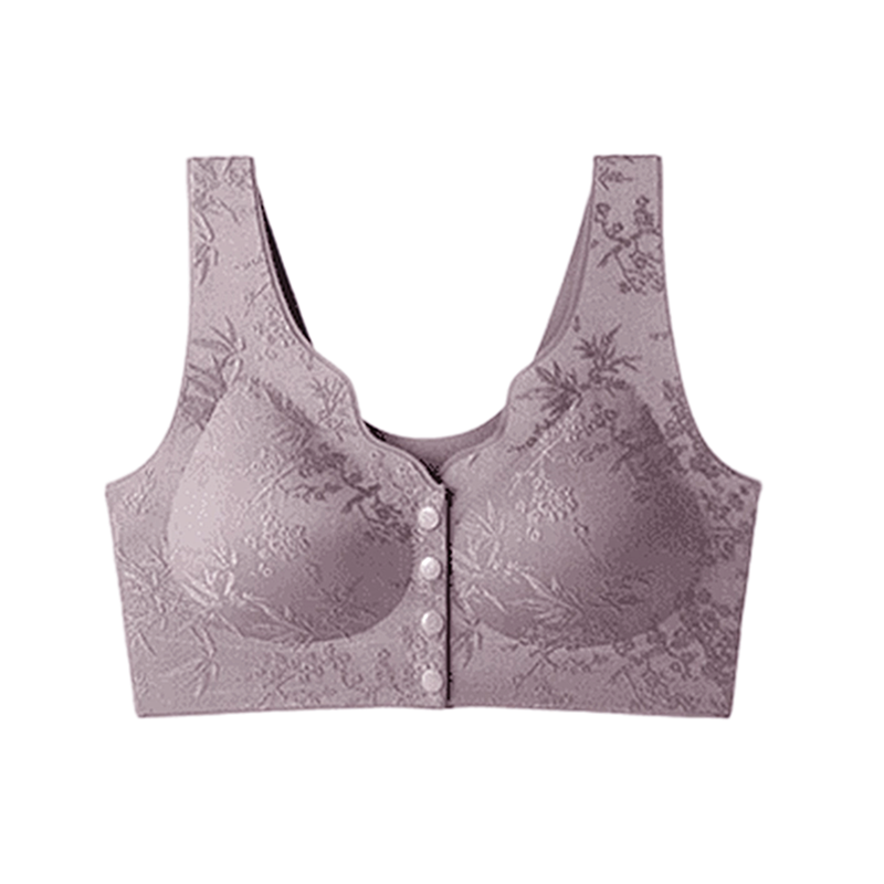Soutien-Gorge Confortable Sans Armature avec Fermeture Frontale