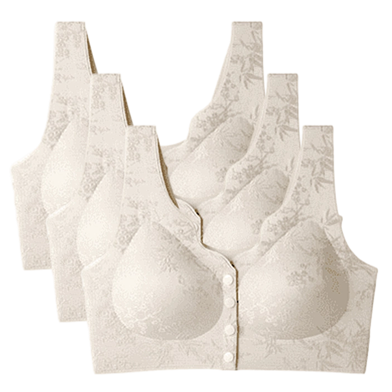 Soutien-Gorge Confortable Sans Armature avec Fermeture Frontale