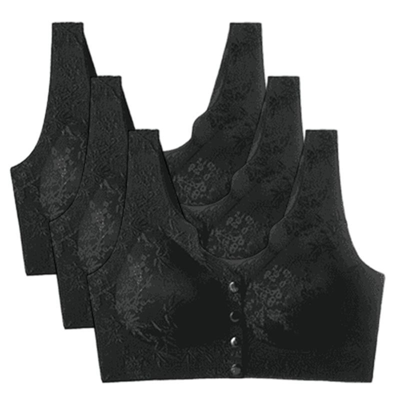 Soutien-Gorge Confortable Sans Armature avec Fermeture Frontale