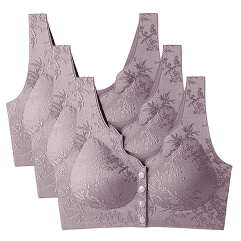 Soutien-Gorge Confortable Sans Armature avec Fermeture Frontale