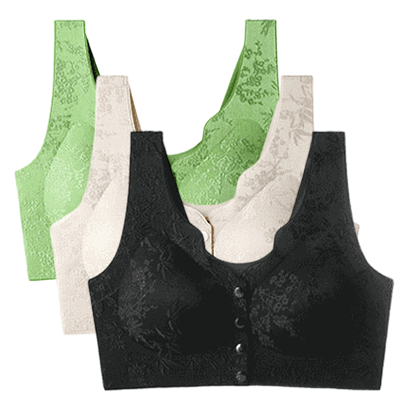 Soutien-Gorge Confortable Sans Armature avec Fermeture Frontale
