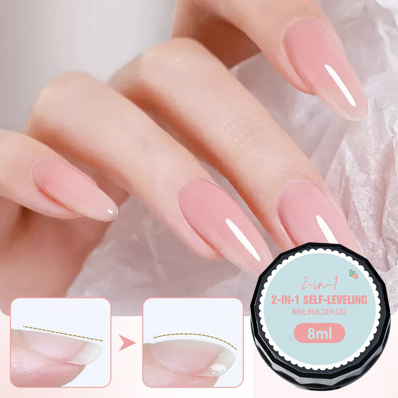Gel de Construction Auto-égalisant 3-en-1 pour Ongles