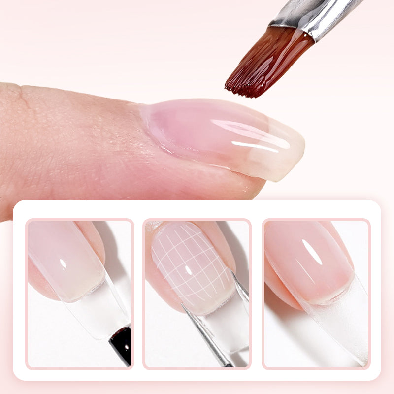 Gel de Construction Auto-égalisant 3-en-1 pour Ongles