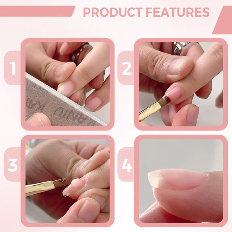 Gel de Construction Auto-égalisant 3-en-1 pour Ongles