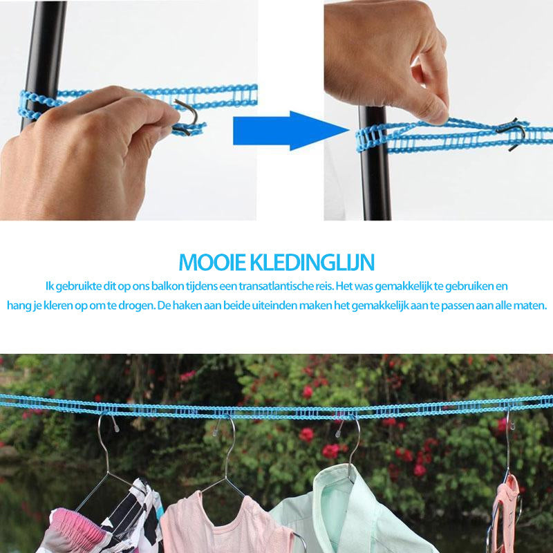 📢ACHETEZ 1, OFFERT 1⏰🌬️Corde à Linge Coupe-Vent & Antidérapante – Séchage Rapide, Accroche Sécurisée & Installation Facile☀️