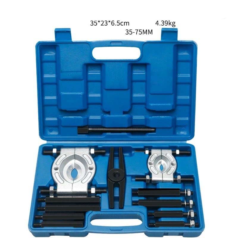 🔧40% DE RÉDUCTION!✨Kit d'Extracteur de Roulement 5 Tonnes🛠️avec Coffret de Rangement pour Démontage de Roulements et Joints📦