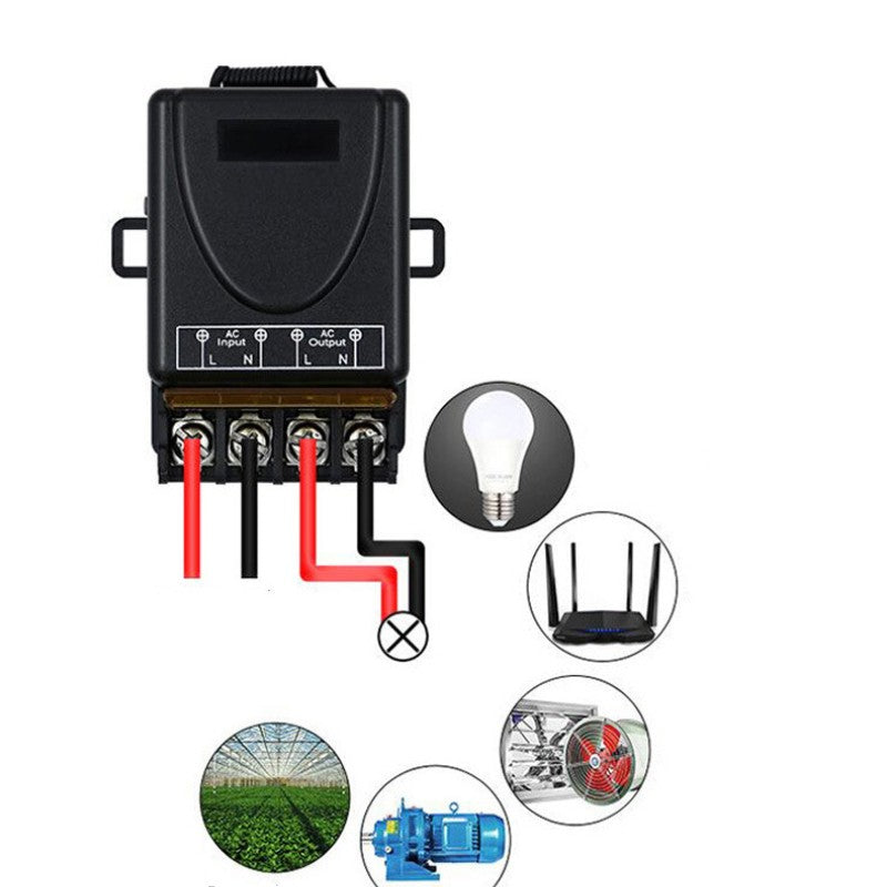 Kit interrupteur et récepteur de télécommande sans fil, sans câblage
