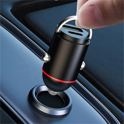 Chargeur rapide compact à 2 ports pour voiture