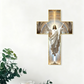 ✝️50% DE RÉDUCTION!✨Décoration Murale Rétro Croix de Jésus - Design Vintage en Bois avec Symbole de Foi pour un Style Spirituel et Élégant 🕊️