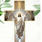 ✝️50% DE RÉDUCTION!✨Décoration Murale Rétro Croix de Jésus - Design Vintage en Bois avec Symbole de Foi pour un Style Spirituel et Élégant 🕊️