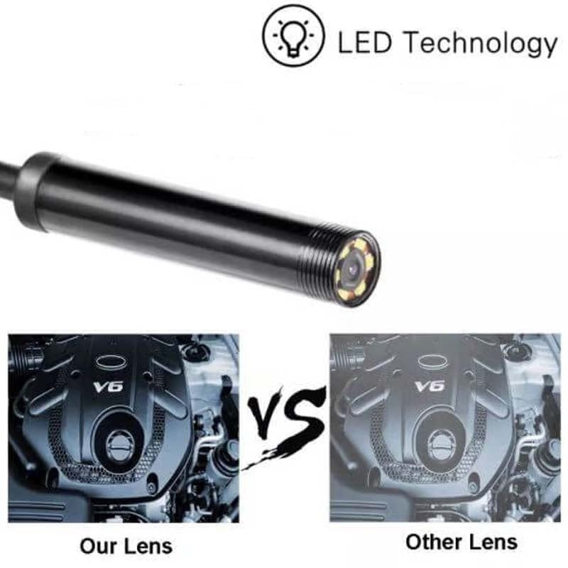 🔍 50% DE RÉDUCTION ! 🔥 Caméra Endoscopique USB Étanche 3-en-1 avec LED – Inspection Visuelle, Pour Endroits Difficiles d'Accès & Photos/Vidéos 📱
