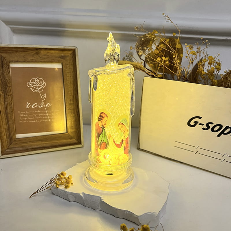 Bougie de prière LED Jésus