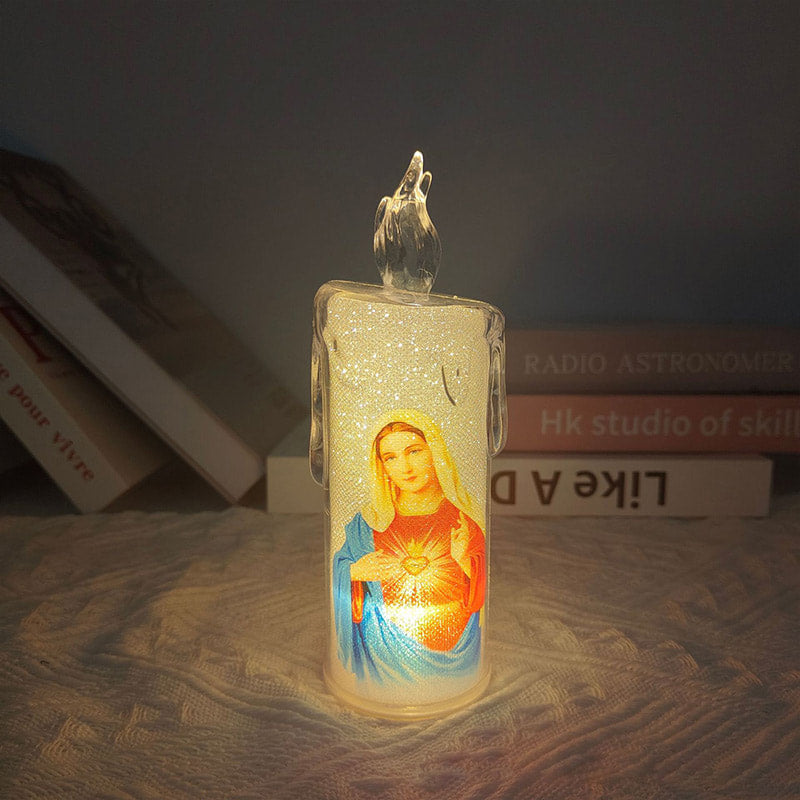 Bougie de prière LED Jésus