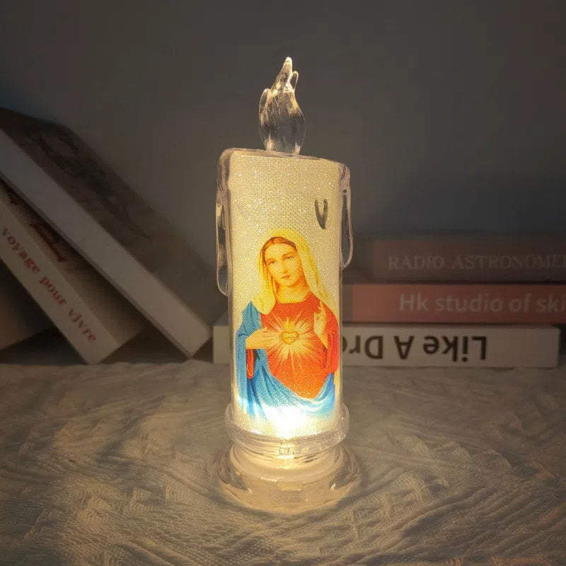 Bougie de prière LED Jésus