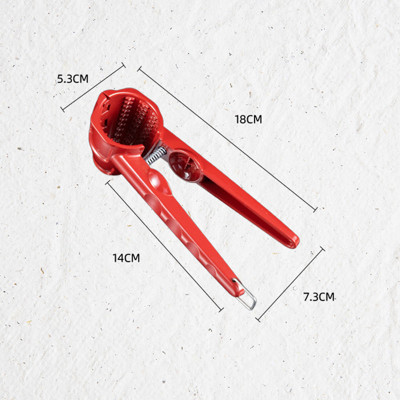 🔥50% DE RÉDUCTION !✨Casse-Noix Manuel🔧Aluminium et Acier Inoxydable, Coquille Anti-Projection, Noyau Intact🥜