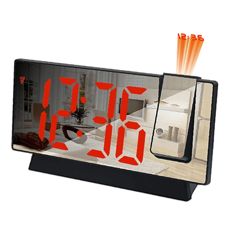 ⏳Offre spéciale à durée limitée⏰Réveil à projection LED sur miroir🕰️