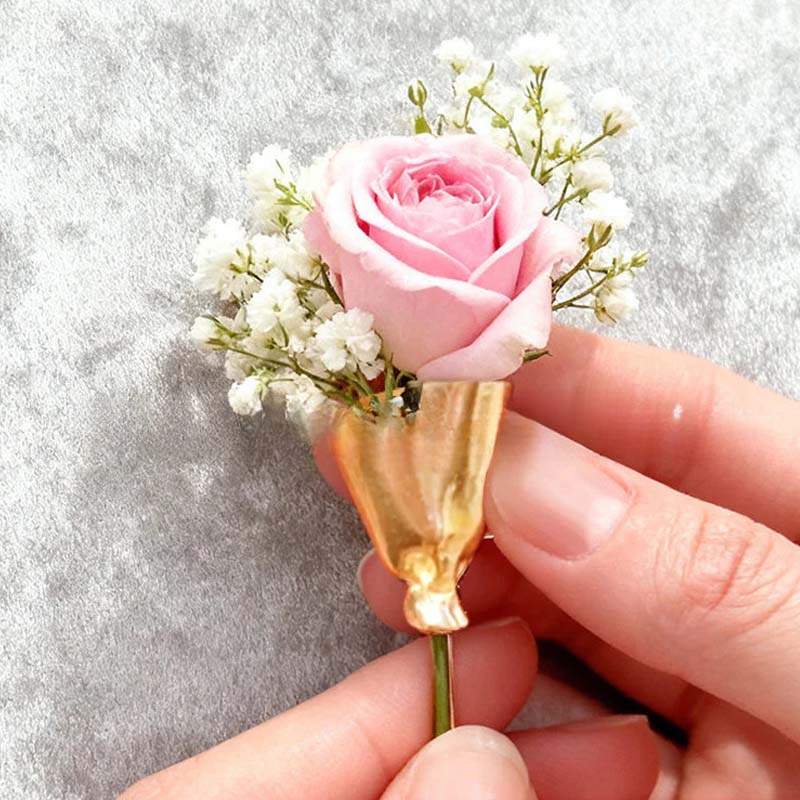 🌸Broche florale portable💎Design élégant, accessoire floral frais et style polyvalent