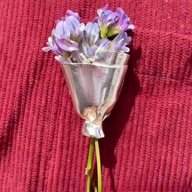 🌸Broche florale portable💎Design élégant, accessoire floral frais et style polyvalent
