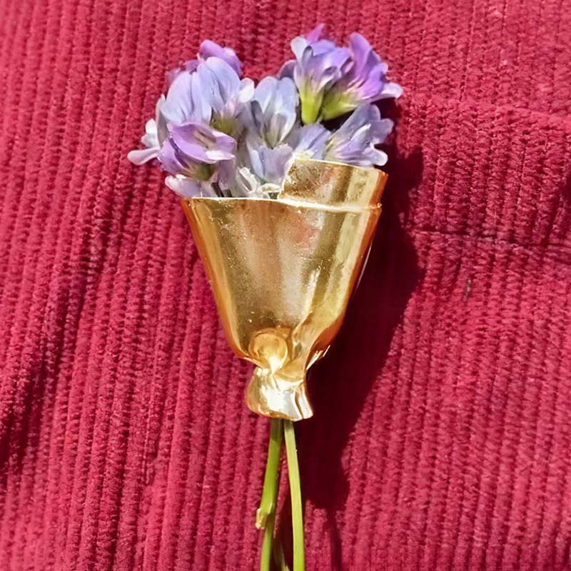 🌸Broche florale portable💎Design élégant, accessoire floral frais et style polyvalent
