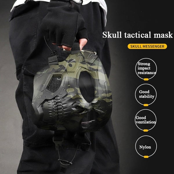 🔥50% DE RÉDUCTION✨Masque Casque Fantôme⛑Protection Robust, Multisports, Idéal pour l'Aventure