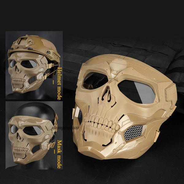 🔥50% DE RÉDUCTION✨Masque Casque Fantôme⛑Protection Robust, Multisports, Idéal pour l'Aventure