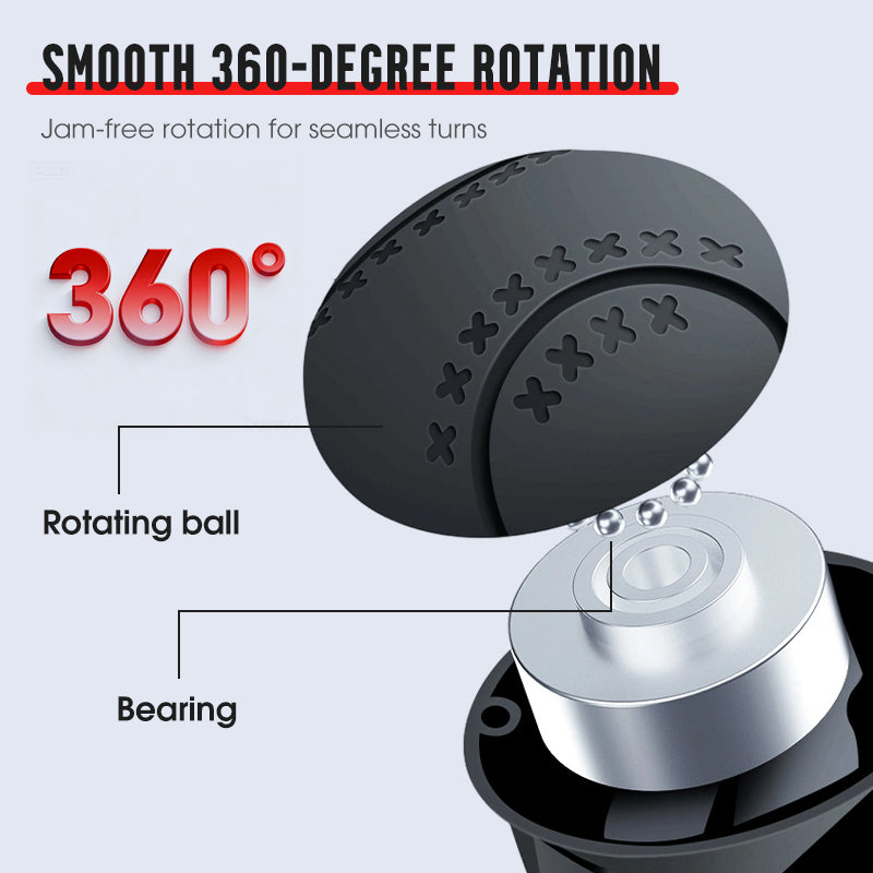 🚗 Plus vous achetez, plus la remise est importante✨ Pommeau de Volant Ergonomique - Design Texturé Antidérapant pour une Meilleure Prise en Toutes Circonstances 🔧💫