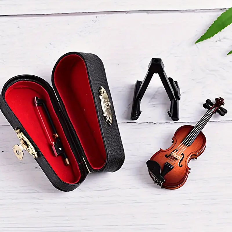 Ornement Mini Violon – Détails Exquis, Cadeau Humoristique & Décoration Unique 🎻✨