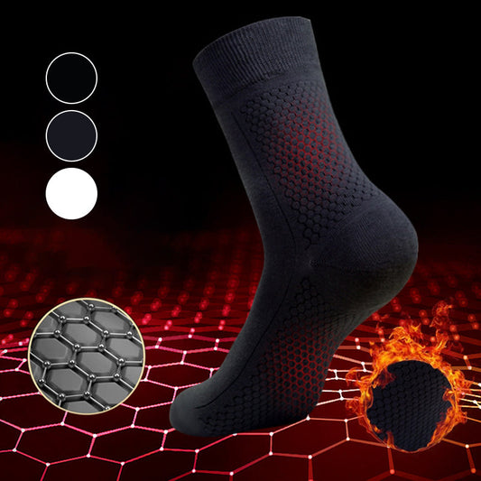 Chaussettes courtes anti-odeurs en graphène pour hommes - Lot de 5 paires