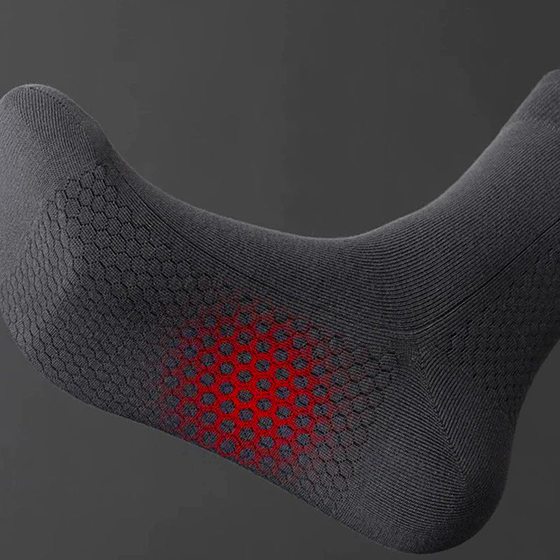 Chaussettes courtes anti-odeurs en graphène pour hommes - Lot de 5 paires