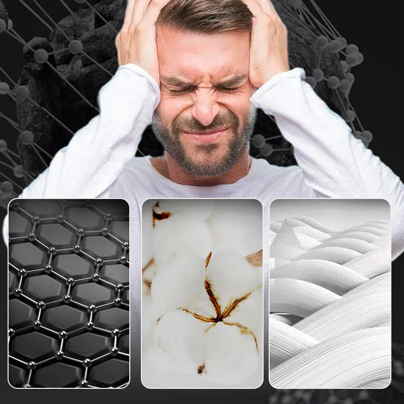 Chaussettes courtes anti-odeurs en graphène pour hommes - Lot de 5 paires