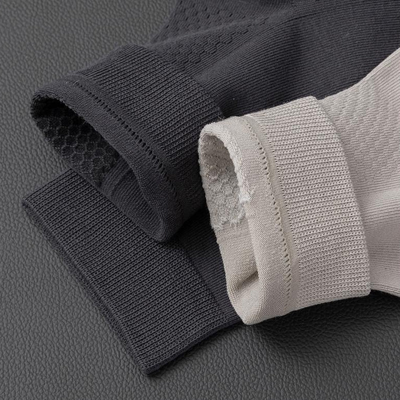 Chaussettes courtes anti-odeurs en graphène pour hommes - Lot de 5 paires