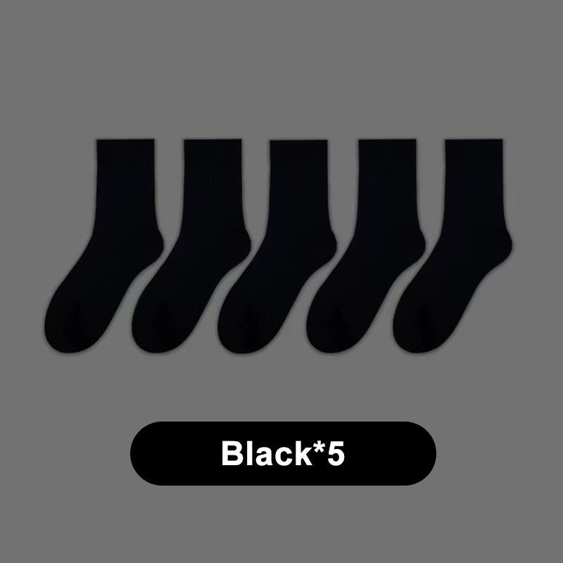Chaussettes courtes anti-odeurs en graphène pour hommes - Lot de 5 paires