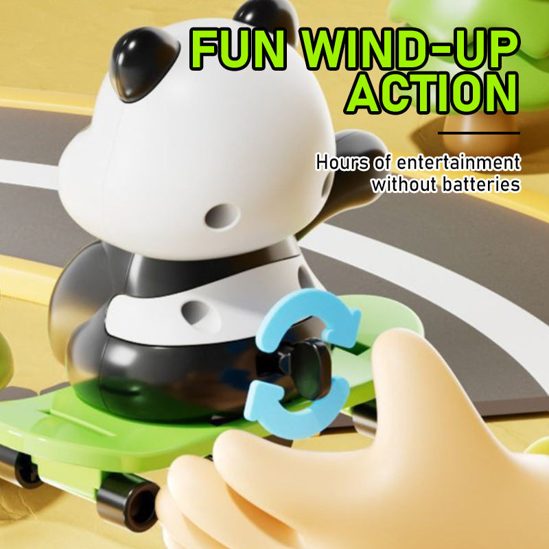 Ensemble de Jouets Panda à Remonter pour Enfants