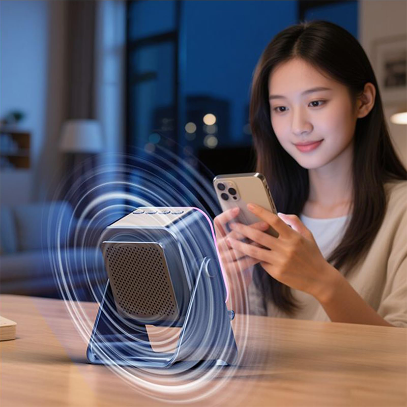 ⏳Le plus beau cadeau⏰Enceinte Bluetooth sans fil à induction 5 en 1 avec support réglable pour téléphone